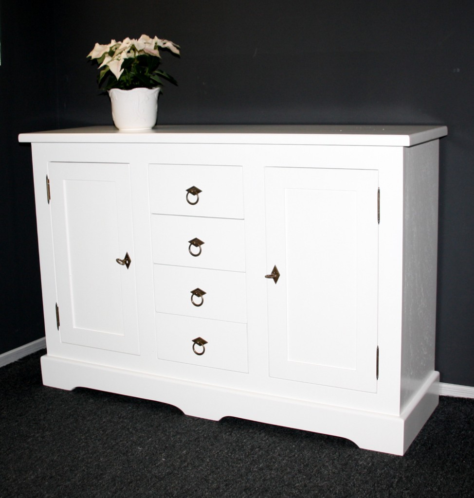 Kommode weià sideboard anrichte flur möbel telefon schrank massiv ...