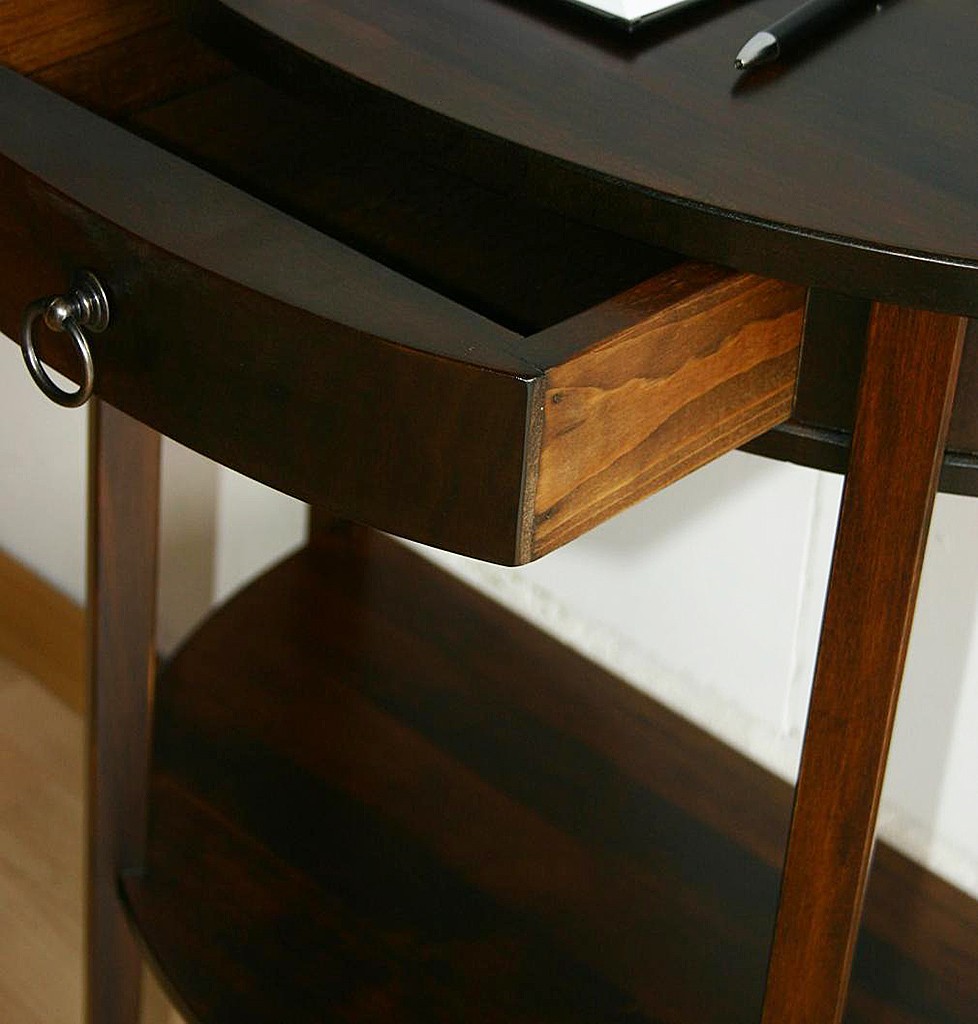 Beistelltisch Halbrund Holz ~ Konsolentisch Wandtisch Beistelltisch halbrund massiv holz braun Beistelltisch Halbrund Holz ~ Konsolentisch Wandtisch Beistelltisch halbrund massiv holz braun