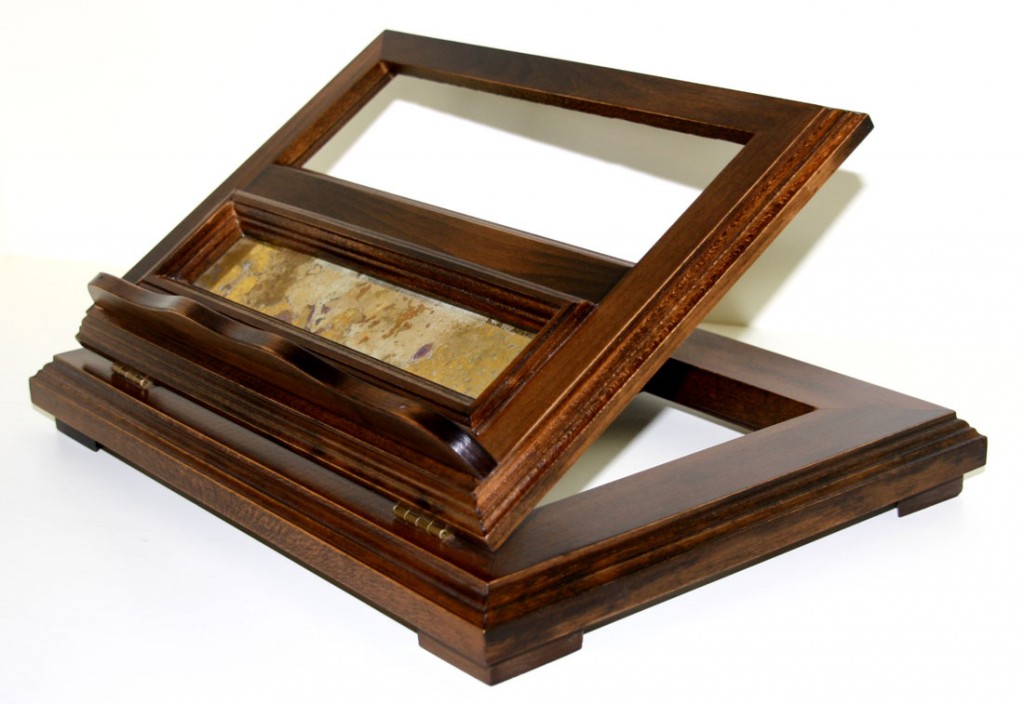 MOTHNUR Buchständer Holz - Verstellbarer Leseständer Klappbar Für Bücher & Noten