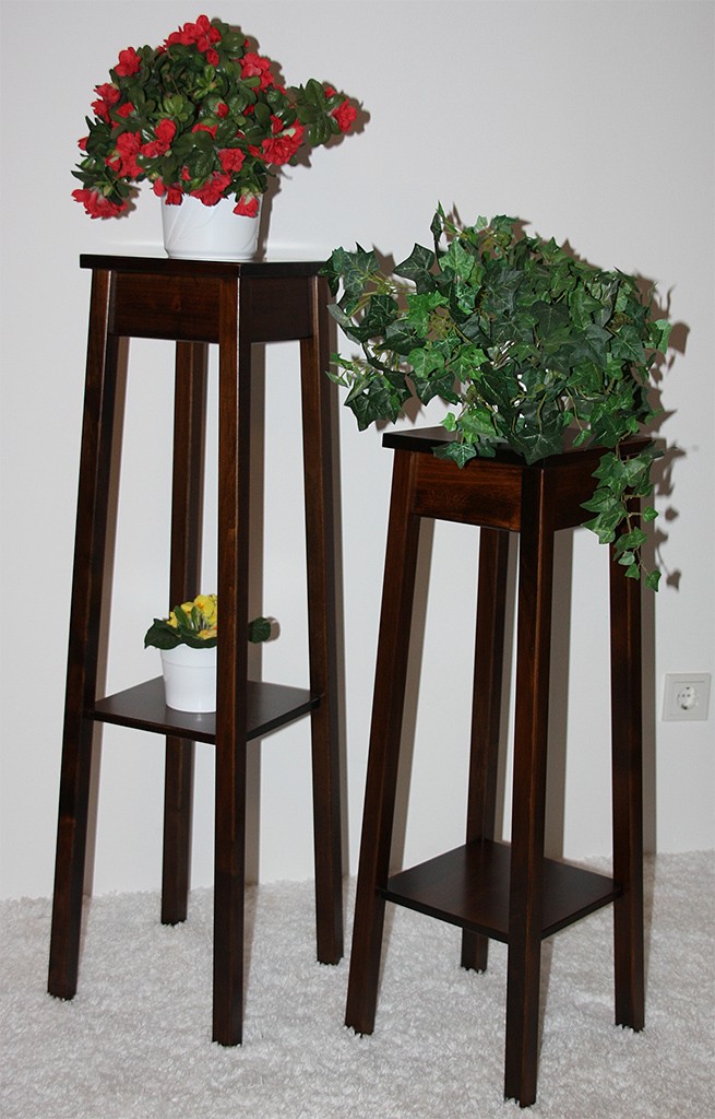 Massivholz Blumentisch Blumenhocker Blumenständer 80 Holz massiv kolonial