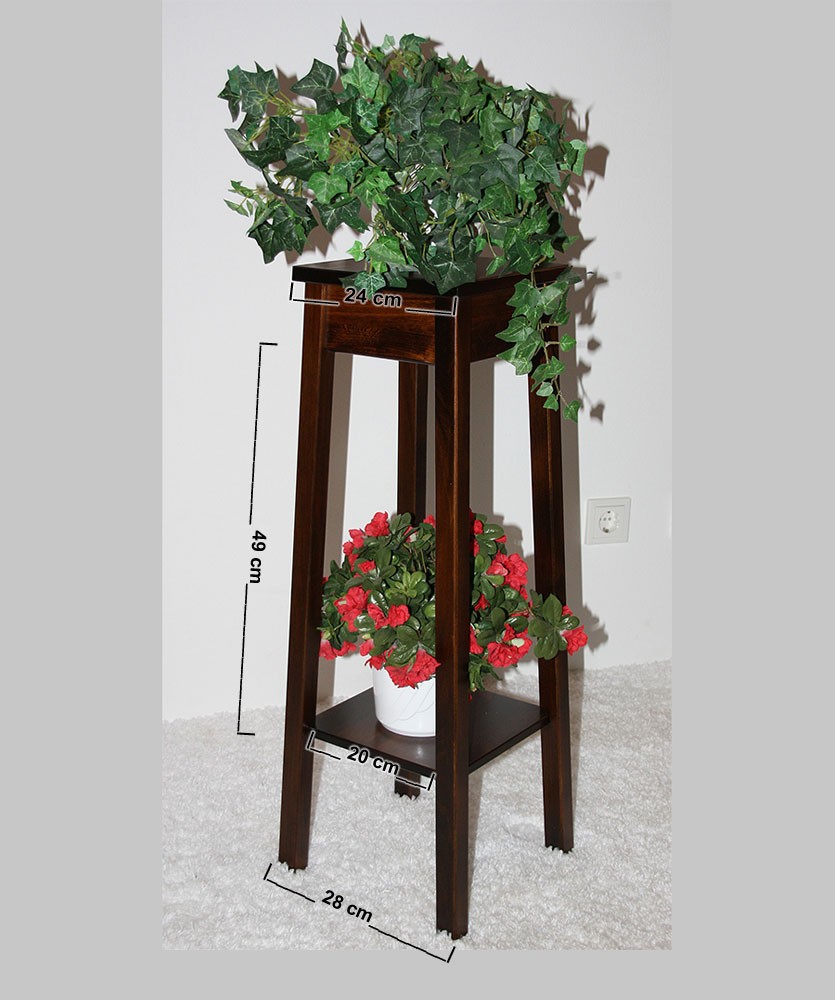 Massivholz Blumentisch Blumenhocker Blumenständer 80 Holz massiv kolonial