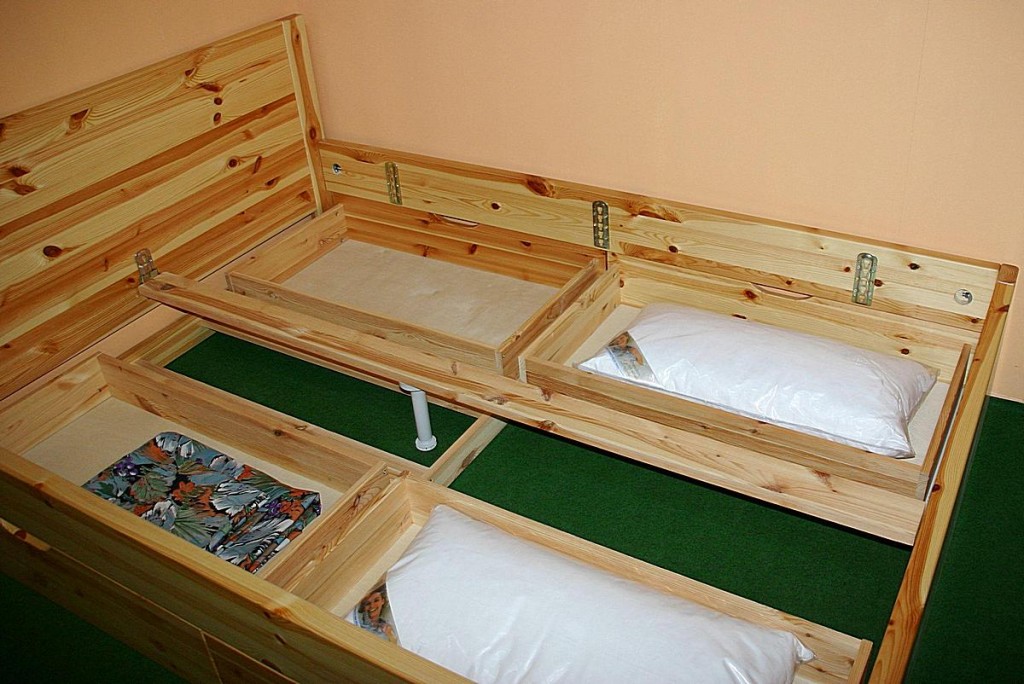 Massivholz bett 180x200 4 schubladen komforthöhe xl schubladenbett ...