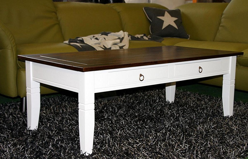 Couchtisch 130×64 weiß kolonial Wohnzimmertisch mit Couchtisch 130×64 weiß kolonial Wohnzimmertisch mit