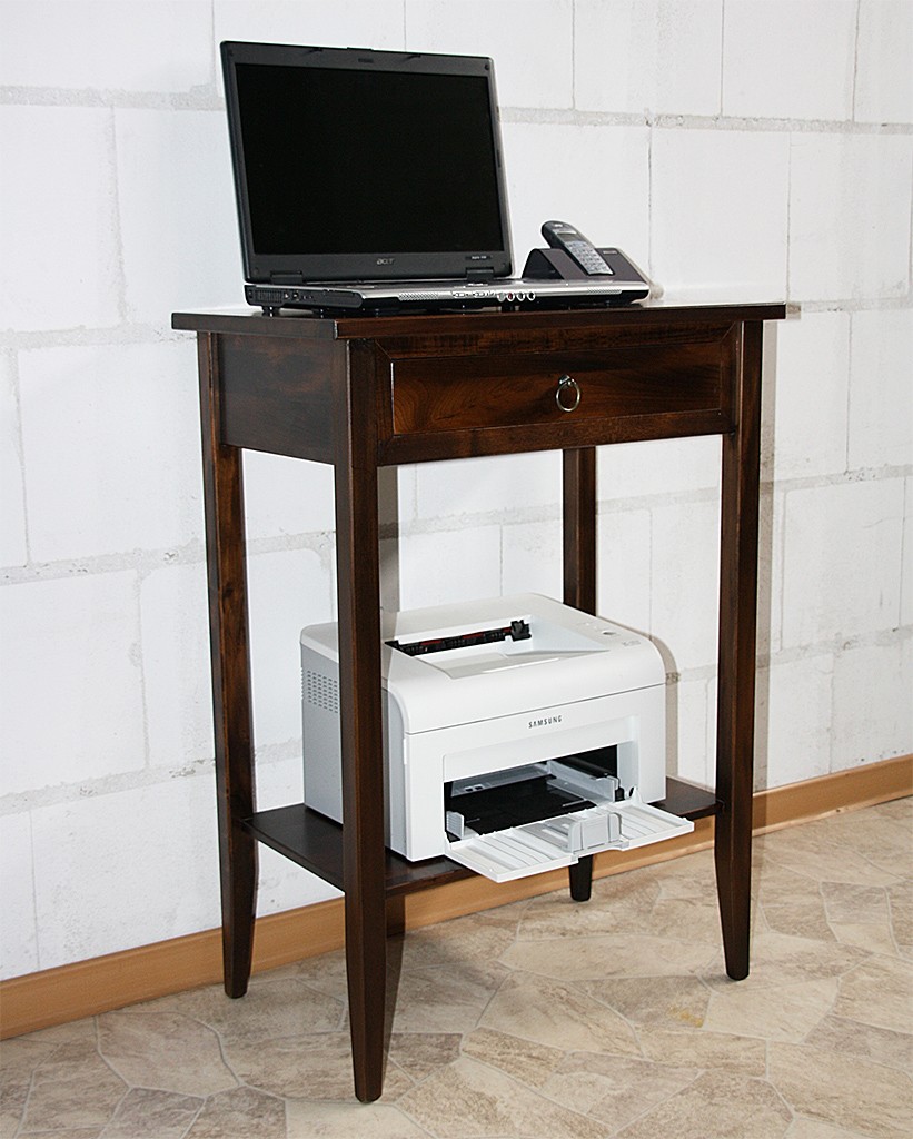 Massivholz Beistelltisch Laptoptisch Konsolentisch Holz massiv kolonial