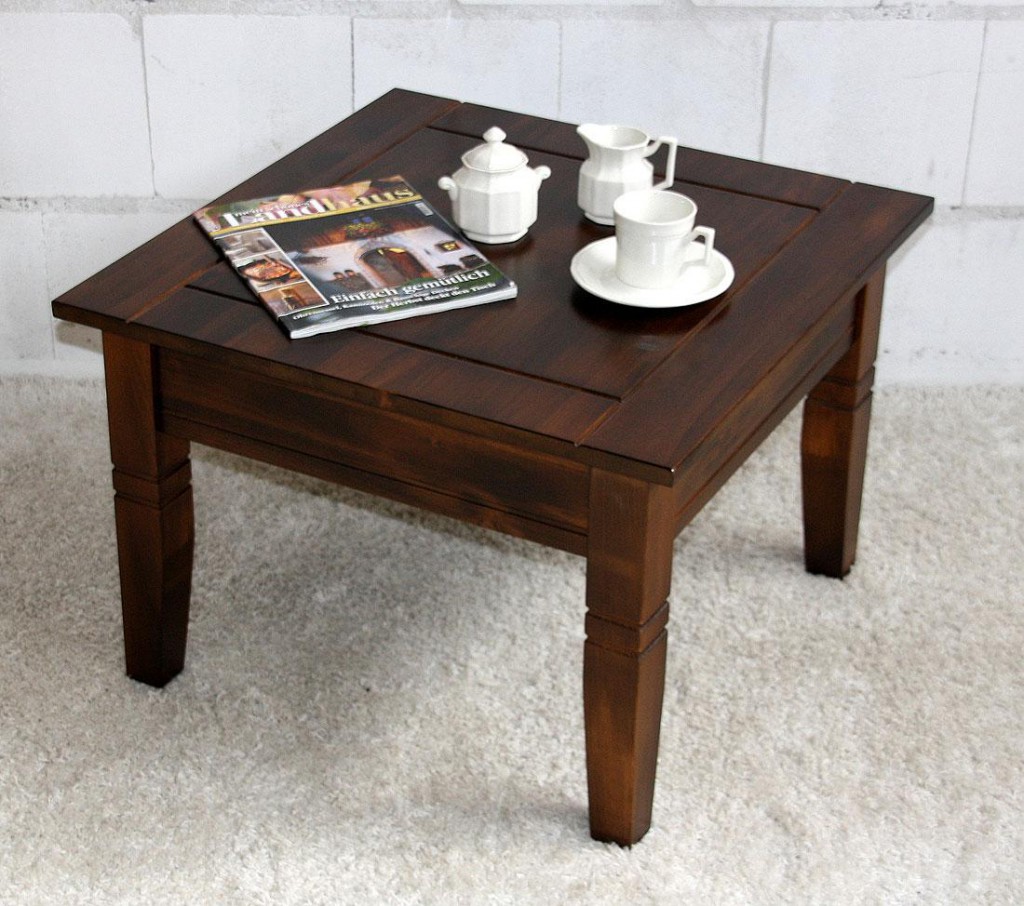 Couchtisch kolonial Beistelltisch quadratisch 65x65cm Couchtisch kolonial Beistelltisch quadratisch 65x65cm