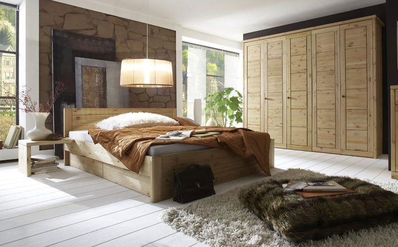 Massivholz schlafzimmer landhausstil guldborg kiefer massiv ...