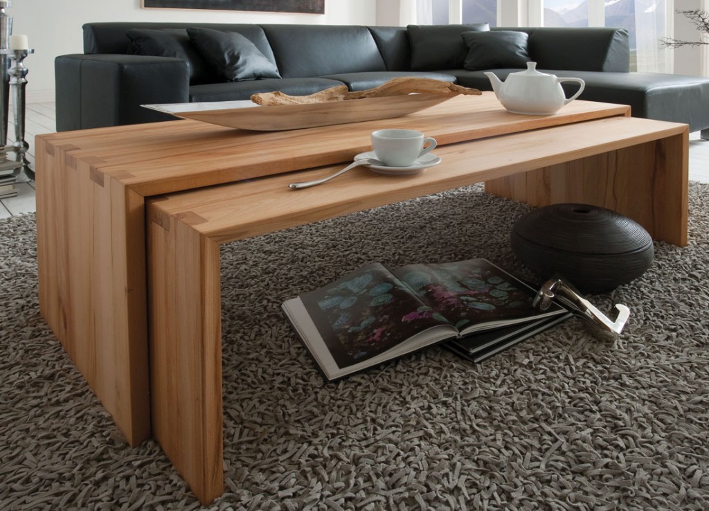 Massivholz CouchtischSet Beistelltische Kernbuche massiv Holz # Couchtisch Holz Lutz Massivholz CouchtischSet Beistelltische Kernbuche massiv Holz # Couchtisch Holz Lutz