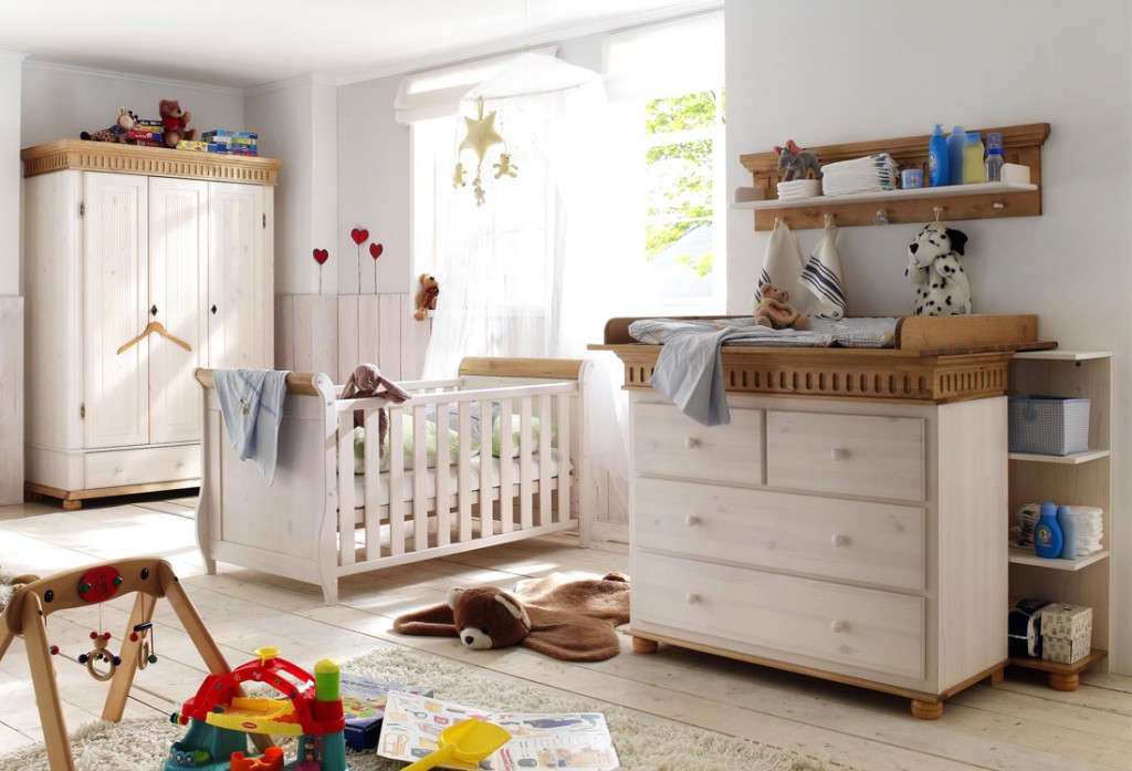 Massivholz BabyzimmerSet komplett Paul Kiefer massiv Holz