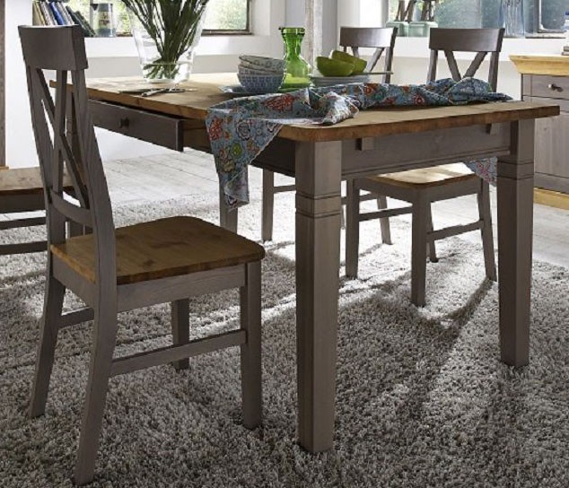 Massivholz Esstisch 180cm Tisch Küchentisch Kiefer massiv ...
