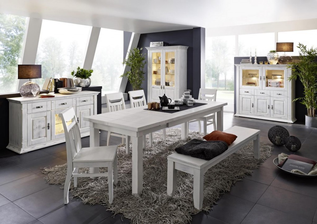 Sitzbank 180 weià holzbank kiefer massiv shabby chic